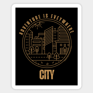 Adventure Is Everywhere - City Magnet